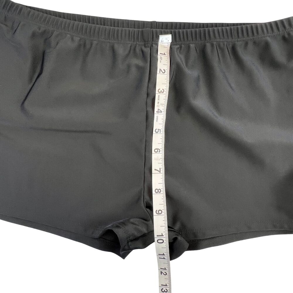 Swim Shorts 4X Black Modest Coverage Board Shorts Resort Beachwear Pool Bottoms - Picture 5 of 10